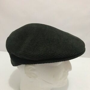 NWT Kangol Olive Corduroy Flat Cap Size XL